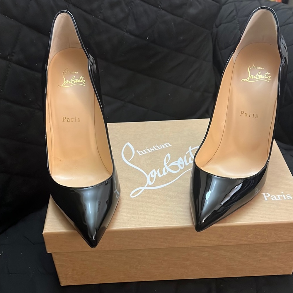 Christian Louboutin Black Stiletto Heels